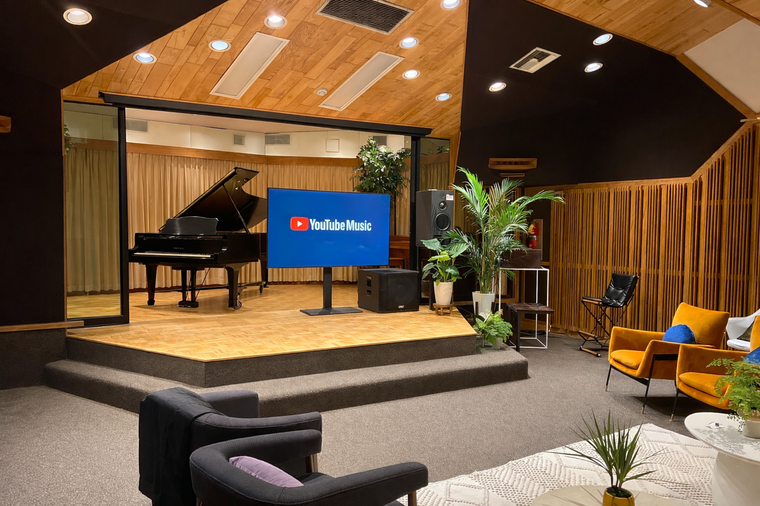 YouTube Music stage setup